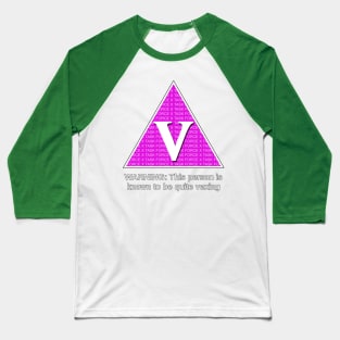 Rated V for Vexing Baseball T-Shirt